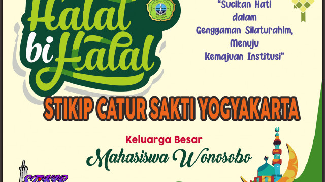 Halal Bihalal 1441 H STIKIP Catur Sakti Yogyakarta Keluarga Besar mahasiswa Wonosobo